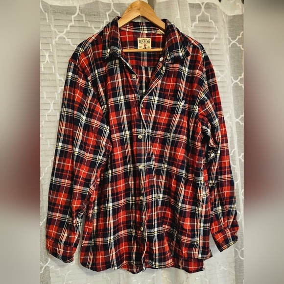 Heritage Other - Heritage Red Plaid Men's Shirt 2X